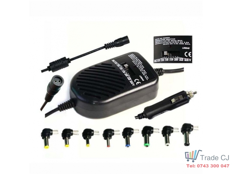Incarcator universal de masina Auto DC Adaptor alimentare Notebook Laptop 80W