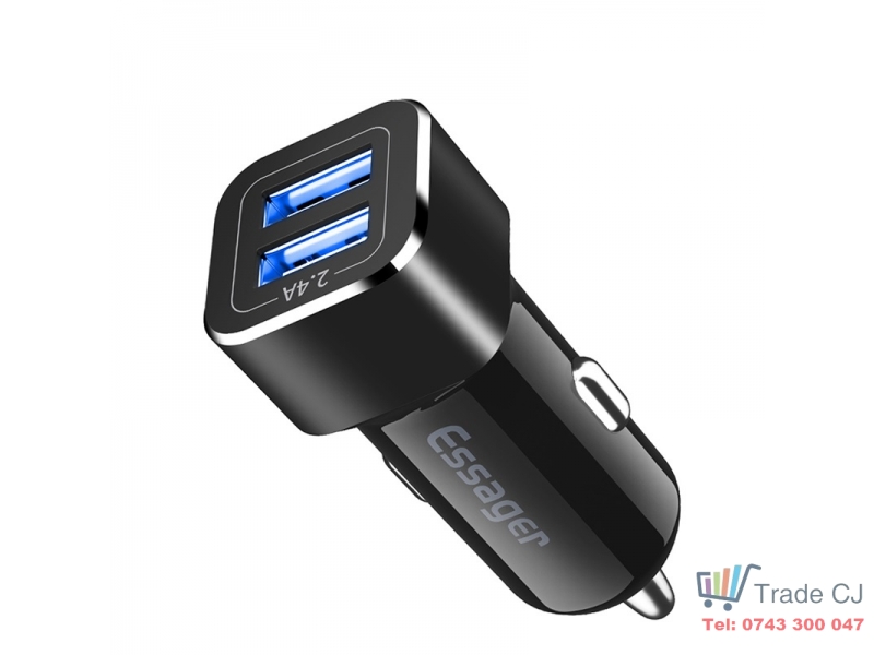 Incarcator universal masina Auto bricheta 12v 24v USB 2.4 Amperi