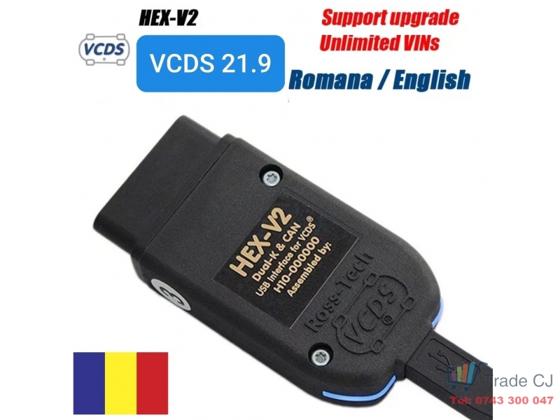 Interface Auto Diagnosis VCDS 21.9.0 Romanian English