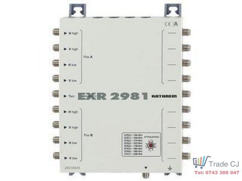 Kathrein EXR 2981 (multiswitch Unicable / 8x SAT / STER 1 / T 1x8)