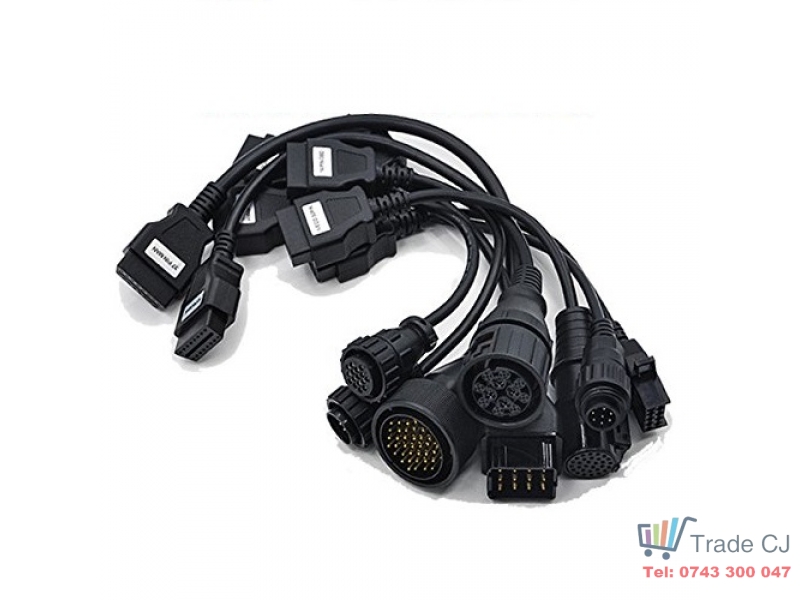 Kit set 8 cabluri adaptoare OBD2 Autocom Delphi camioane