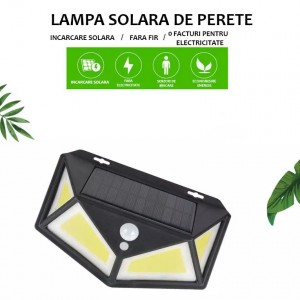 Lampa cu Incarcare Solara 100 leduri