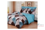 Lenjerie Pat Dublu Finet – 6 Piese, Cearceaf cu Elastic 230x250cm, Model Lebada