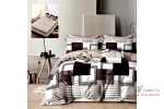 Lenjerie Pat Dublu Finet – 6 Piese, Cearceaf cu Elastic 230x250cm, Model Figuri Geometrice