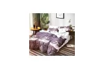 Double Bed Linen Set – 6 Pieces, Finet Fabric, Fitted Sheet 230x250cm, Swan Design