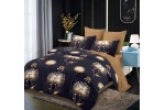 Lenjerie Pat Dublu Finet – 6 Piese, Cearceaf cu Elastic 230x250cm, Model Papadie
