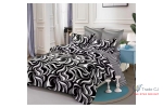 Lenjerie Pat Dublu Finet – 6 Piese, Cearceaf cu Elastic 230x250cm, Model Zebra