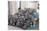 Lenjerie Pat Dublu Finet – 6 Piese, Cearceaf cu Elastic 230x250cm, Model Zebra