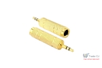 Mufa adaptor audio pentru Jack 6.5mm mama la 3.5mm tata