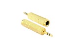 Mufa adaptor audio pentru Jack 6.5mm mama la 3.5mm tata