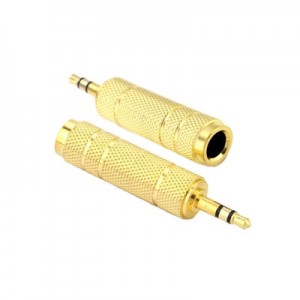 Mufa adaptor audio pentru Jack 6.5mm mama la 3.5mm tata