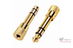 Mufa adaptor audio pentru Jack 6.5mm tata la 3.5mm mama