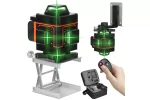 Nivela Laser raza verde 16 linii 4D Profesionala cu telecomanda si accesorii