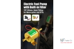 Pompa de alimentare electrica universala cu filtru incorporat, 12V 145mm, racord 8mm pentru motociclete si ATV-uri