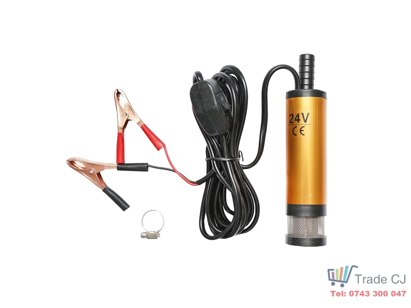 Pompa transfer combustibil submersibila 24V diametru 38mm 20l/min