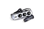 Priza Auto Tripla + USB Pentru Bricheta
