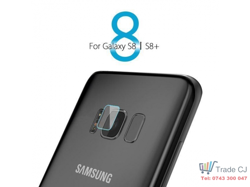Protectie sticla camera 3D 9H / 2.5D /0.3MM tempered pentru Samsung Galaxy S8+