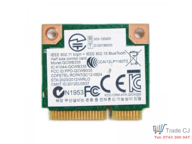 Qualcomm Atheros 4104A - QCWB335 BT 4.0 Wi-Fi Card WLAN Wireless