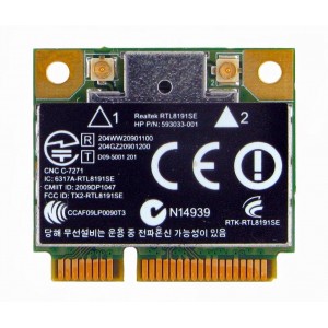 Realtek RTL8191SE Mini PCI-e Half Height Wireless placa WLan cu 802.11b/g/n 2.4 Ghz 150mbps