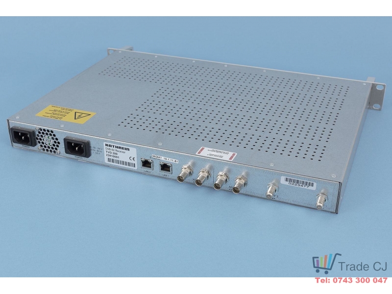 TVD 200 DVB-S/DVB-S2 receiver with RF input, GigEthernet