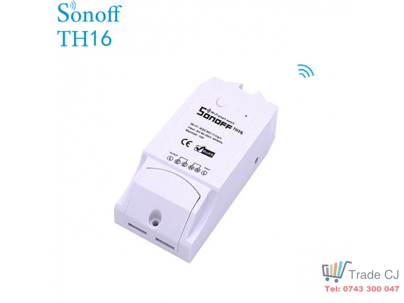 Releu Sonoff TH16 temperatura si umiditate 16A Wifi