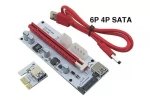 Riser Card PCI Express E 1X la 16X + USB 3.0 60cm