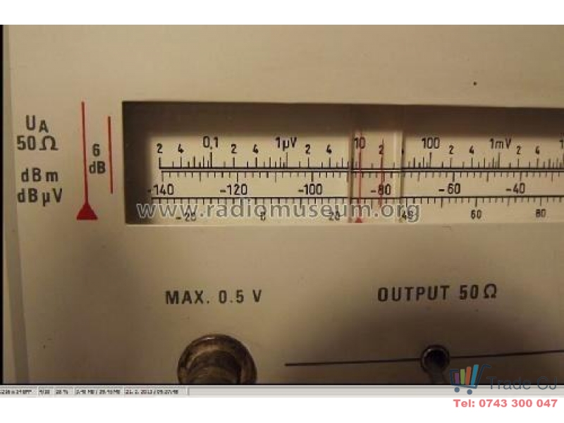 Rohde & Schwarz - Generator semnale, AM-FM masurator SMUV 301.0120.52