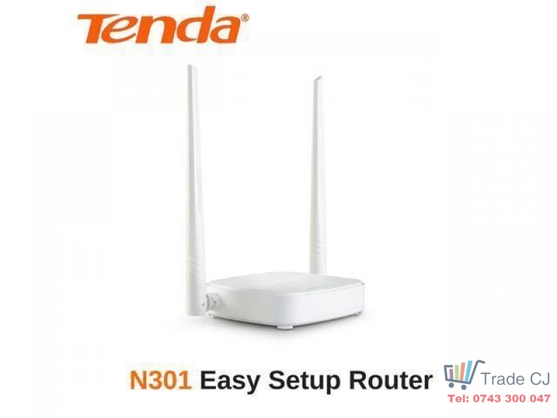 Router Wireless-N Tenda N301, 300Mbps