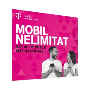 Set 10 de cartele sim cu numar Telekom, valabilitate 1 an, optiune initiala 6 euro gratuita