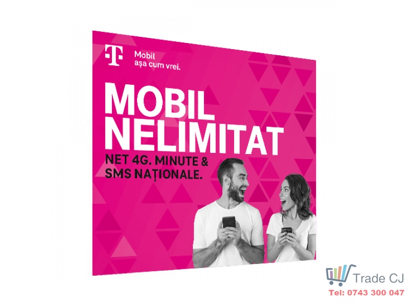 Set 10 de cartele sim cu numar Telekom, valabilitate 1 an, optiune initiala 6 euro gratuita