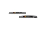 Set 2 buc Emblema Cromata Power pentru aripa
