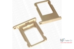 Original SIM card holder and MicroSD for Apple Iphone 6 Gold