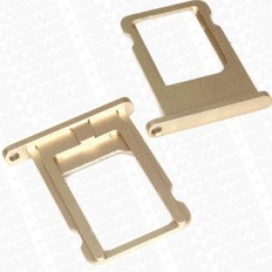 Suport/sertar original cartela SIM Apple Iphone 6 Gold