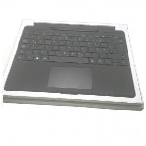 Tastatura Originala Tableta Microsoft Surface Pro 8 9 X cu Pen2 inclus , DE , Black Alcantara