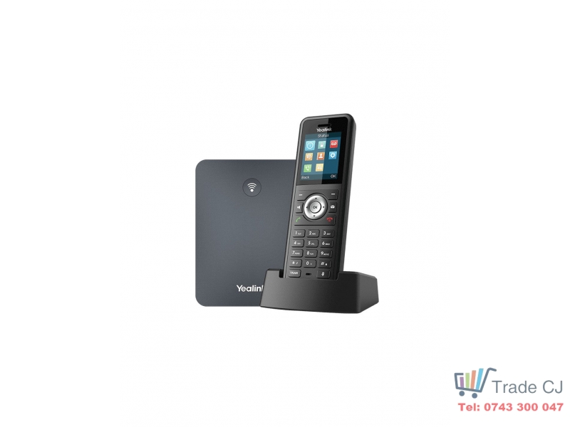 Telefon VOIP Wireless Yealink W79P + W59R Negru 10 SIP Support