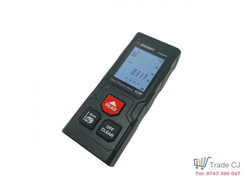 Telemetru Laser SndWay 40m Digital Portabil