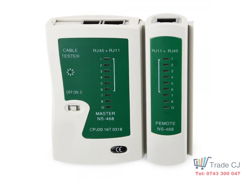 Tester cablu de retea LAN RJ45, RJ11, N21CL, Cat5, Ethernet, Line
