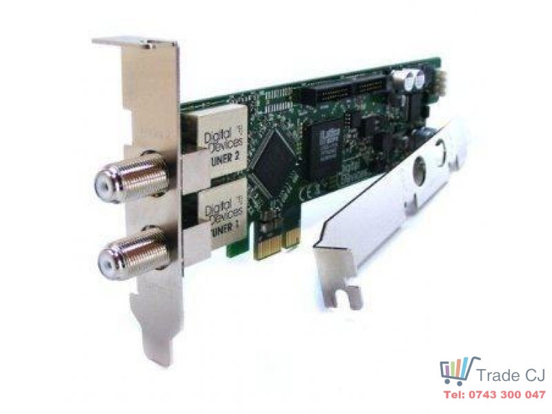 Twin Tuner Digital Devices Cine S2 V6, PCIe, Dual DVB-S2, Low-Profile