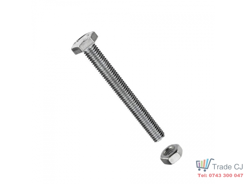 Set 10 bucati suruburi 12x50 mm si piulite M12