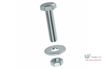Set 10 bucati suruburi 14x100 mm cu piulita si saiba M14