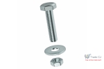 Set 10 bucati suruburi 14x50 mm cu piulita si saiba M14