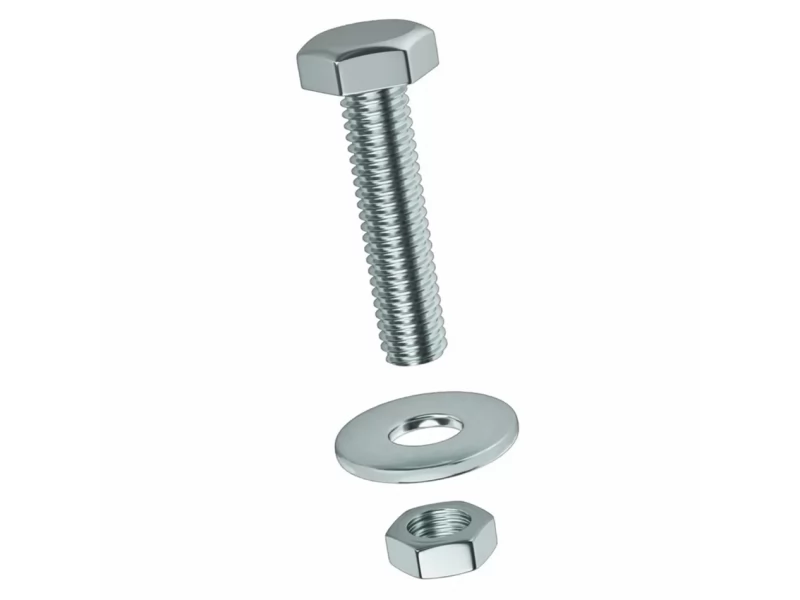 Set 10 bucati suruburi 14x50 mm cu piulita si saiba M14