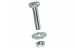 Set 10 bucati suruburi 14x80 mm cu piulita si saiba M14