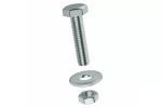 Set 10 bucati suruburi 16x50 mm cu piulita si saiba M16