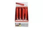 Set marker permanent Strend Pro Permanent, 12 buc, grosime 4.5mm, rosu