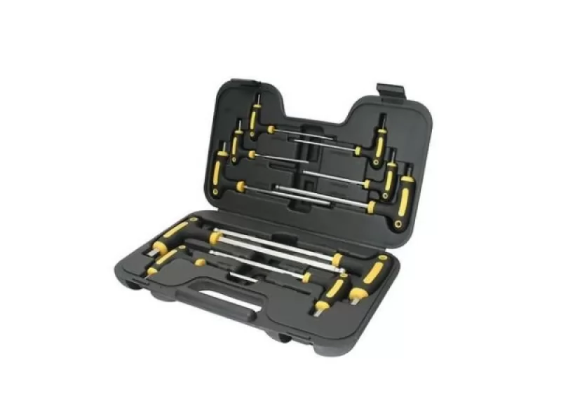 Trusa imbus hexagonal cu maner, 10 buc. Strend Pro YF70019, in cutie PVC