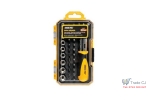 Set varfuri, biti, cap tubular cu surubelnita, 37 buc, 25 mm, Strend Pro