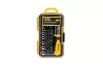 Set varfuri, biti, cap tubular cu surubelnita, 37 buc, 25 mm, Strend Pro