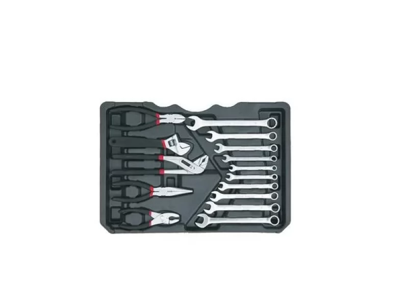 Valiza tip troler cu scule Strend Pro Cube 870, 187 piese