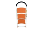 Scara otel 3 trepte Strend Pro WR2062K-1, 150 kG, portocalie